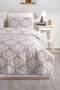 L'essentiel linge de maison Juego de colcha doble Post - Brown